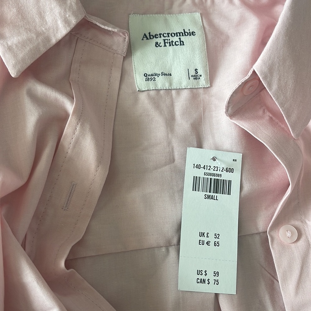 Pink button down - Picture 3 of 3